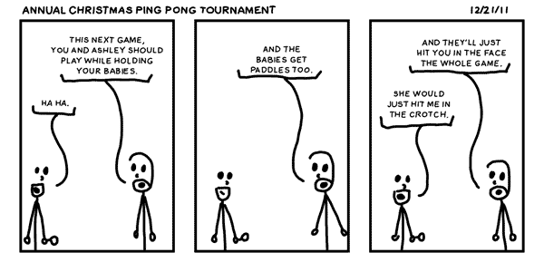 Annual Christmas Ping Pong Tournament