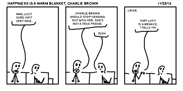 Happiness is a Warm Blanket, Charlie Brown