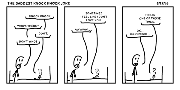 The Saddest Knock Knock Joke