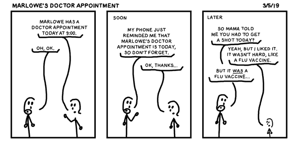 Marlowe’s Doctor Appointment